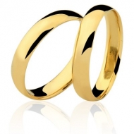 PAR DE ALIANÇA OURO 18K