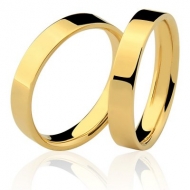 PAR DE ALIANÇA OURO 18K