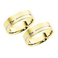 PAR DE ALIANÇA OURO 18K