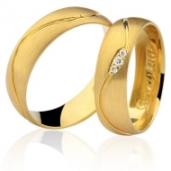 PAR DE ALIANÇA OURO 18K