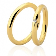 PAR DE ALIANÇA OURO 18K