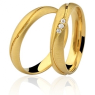 PAR DE ALIANÇA OURO 18K