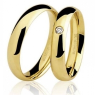 PAR DE ALIANÇA OURO 18K