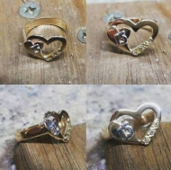 ANEL 18K 15 ANOS