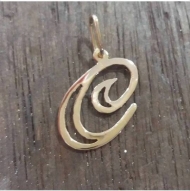 PINGENTE 18K LETRA